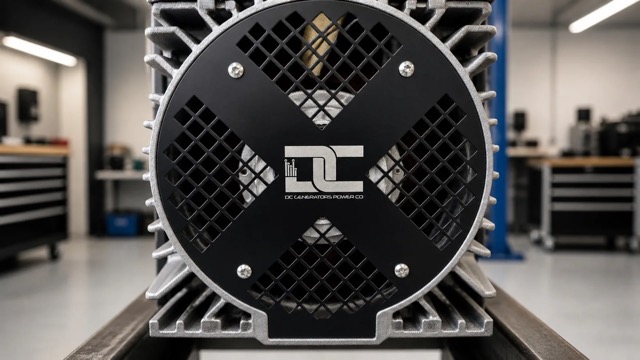 D180 AutoGen alternator front detail