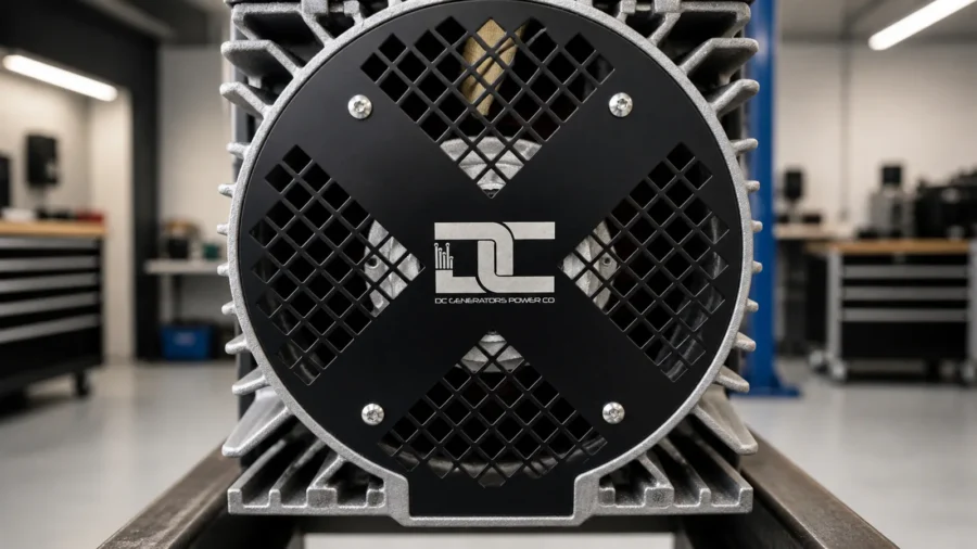 D180 AutoGen alternator front detail