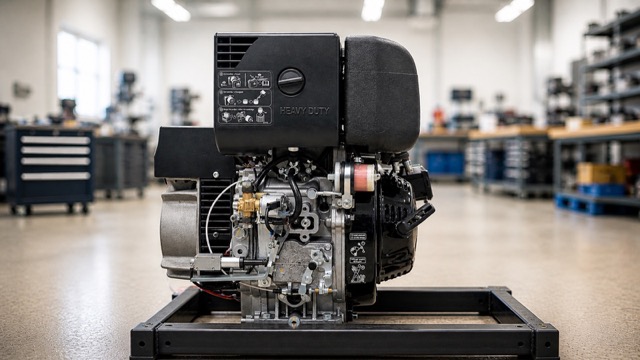 D100 AutoGen straight front generator view