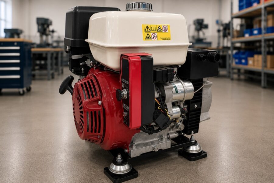 V100 AutoGen three-quarter Honda GX390 product view