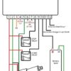 Current AutoGen X Pro wiring diagram including choke linear actuator, start relay, stop relay, battery bank and generator signals