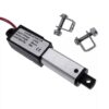 12V choke linear actuator with 30 mm stroke and swivel brackets