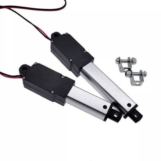 Two 12V choke linear actuators with swivel mounting brackets